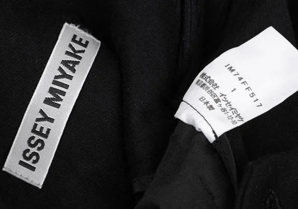 ISSEY MIYAKE Side Rib Switching Wool Pants K-159900_013