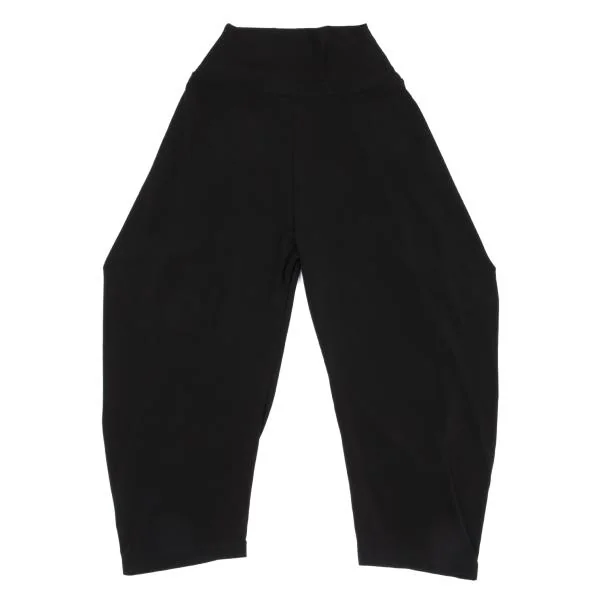 ISSEY MIYAKE Acetate Poly Dropped Crotch Pants Black 2 K-159901_001