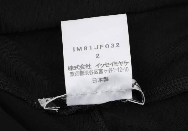 ISSEY MIYAKE Acetate Poly Dropped Crotch Pants K-159901_010