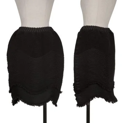 ISSEY MIYAKE 3D Steam Stretch Pleats Wave Skirt