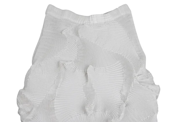 ISSEY MIYAKE 3D Steam Stretch Pleats Asymmetry Skirt K-159904_003