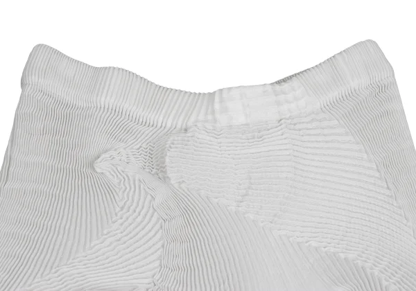 ISSEY MIYAKE 3D Steam Stretch Pleats Asymmetry Skirt K-159904_004