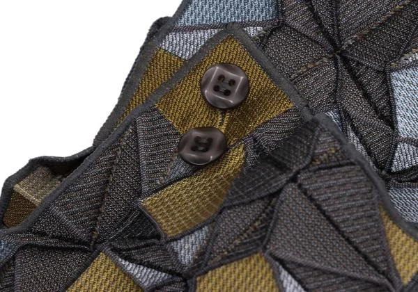 ISSEY MIYAKE 3D Steam Stretch Stained Glass Stole K-159909_003