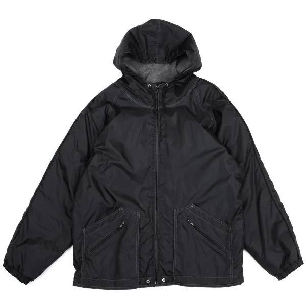 YOUNG VERSACE Back Medusa Printed Hoodie Blouson Black M K-159910_001