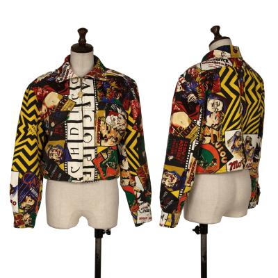 VERSACE JEAN'S COUTURE Comic Printed Short Blouson