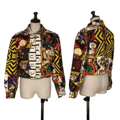 VERSACE JEAN'S COUTURE Comic Printed Short Blouson