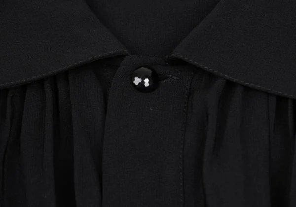 GIANNI VERSACE Pleated Silk Blouse K-159912_005