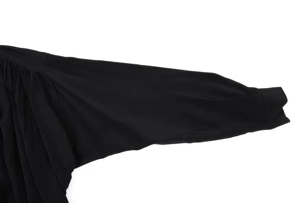 GIANNI VERSACE Pleated Silk Blouse K-159912_007