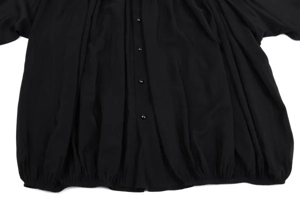 GIANNI VERSACE Pleated Silk Blouse K-159912_009