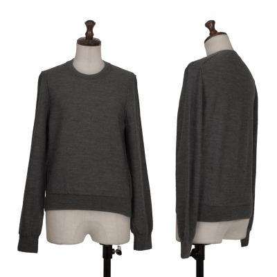 COMME des GARCONS Inside out Wool Knit Sweater
