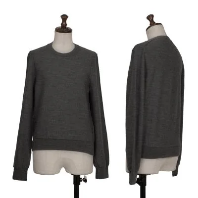 COMME des GARCONS Inside out Wool Knit Sweater