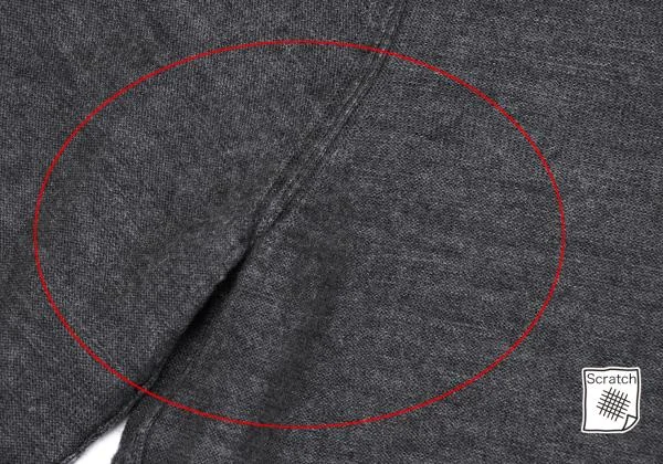 COMME des GARCONS Inside out Wool Knit Sweater K-159913_004