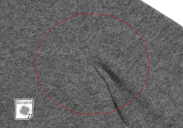 COMME des GARCONS Striped Sleeve Switching V-neck Knit K-159914_005