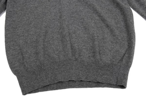 COMME des GARCONS Striped Sleeve Switching V-neck Knit K-159914_010