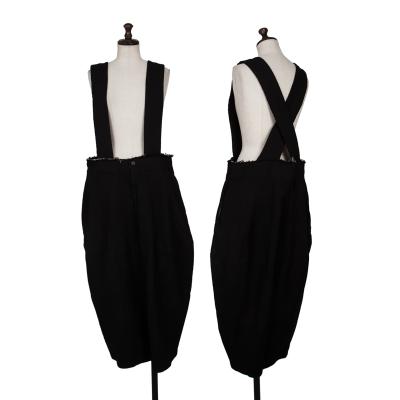 COMME des GARCONS Poly Cutting Suspender Pants