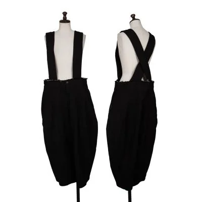 COMME des GARCONS Poly Cutting Suspender Pants