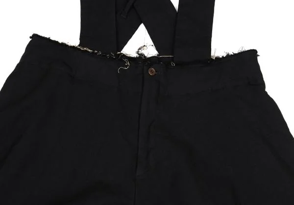 COMME des GARCONS Poly Cutting Suspender Pants K-159918_005