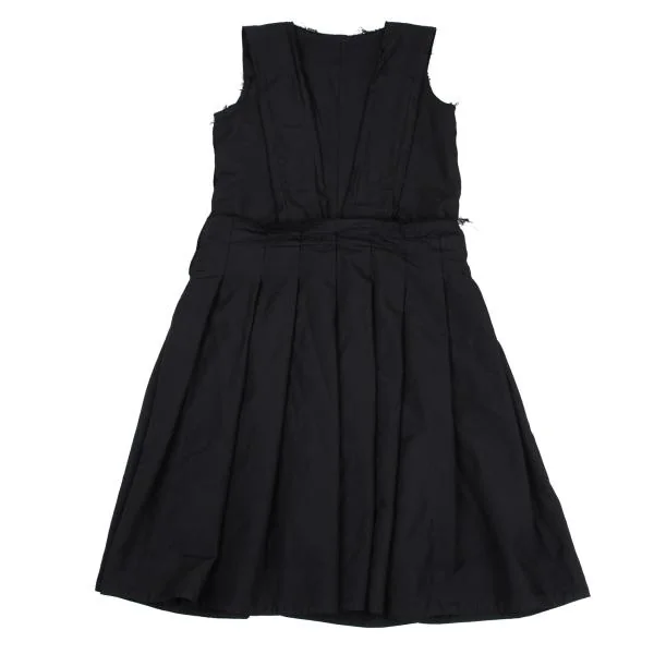 COMME des GARCONS Poly Cutting Tuck Sleeveless Dress K-159919_011