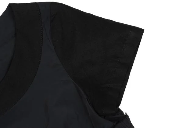 tricot COMME des GARCONS Switching Taped Gather Blouse K-159922_005