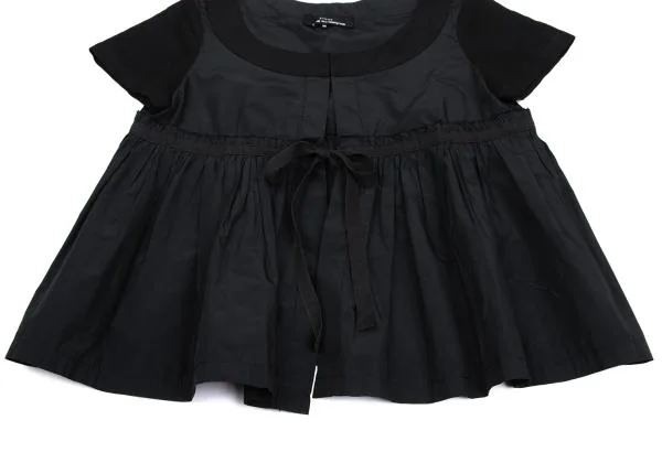 tricot COMME des GARCONS Switching Taped Gather Blouse K-159922_006