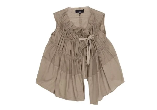 tricot COMME des GARCONS Dyed Cutting Shirring Sleeveless Blouse K-159923_002