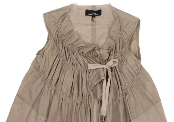 tricot COMME des GARCONS Dyed Cutting Shirring Sleeveless Blouse K-159923_003
