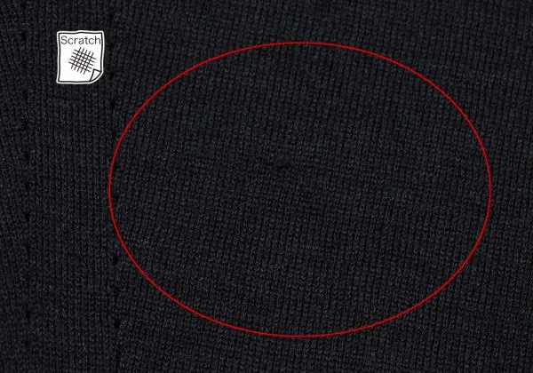 tricot COMME des GARCONS Punching Design Open Neck Knit Sweater K-159927_011