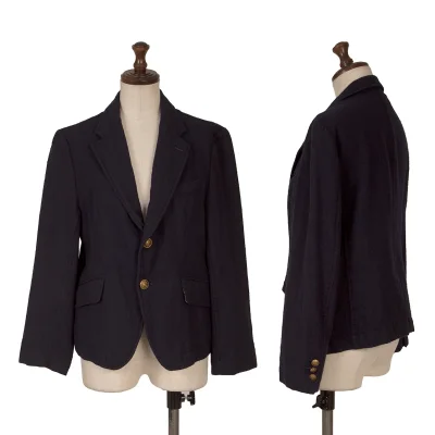 tricot COMME des GARCONS Wool Fulling Metal Button Jacket