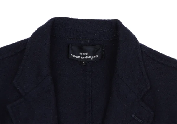 tricot COMME des GARCONS Wool Fulling Metal Button Jacket K-159930_004