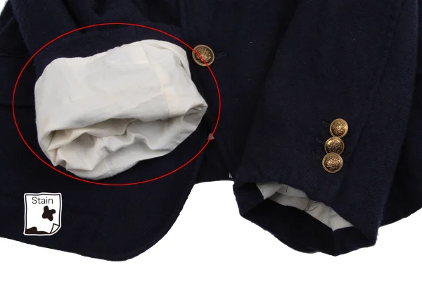 tricot COMME des GARCONS Wool Fulling Metal Button Jacket K-159930_007