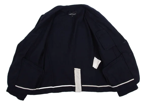 tricot COMME des GARCONS Wool Fulling Metal Button Jacket K-159930_011