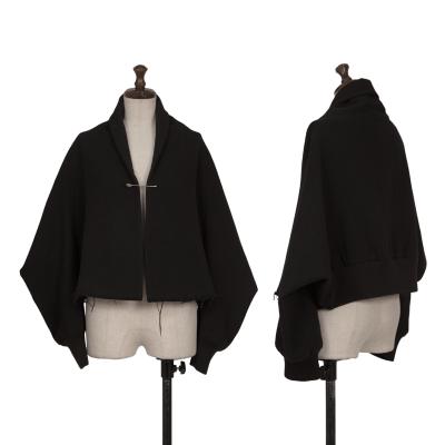 Y's Wool Blend Ribbed Cutting Bolero