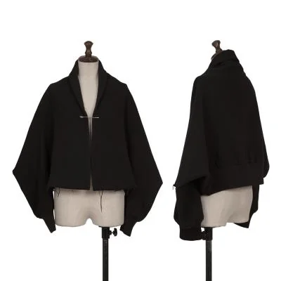 Y's Wool Blend Ribbed Cutting Bolero
