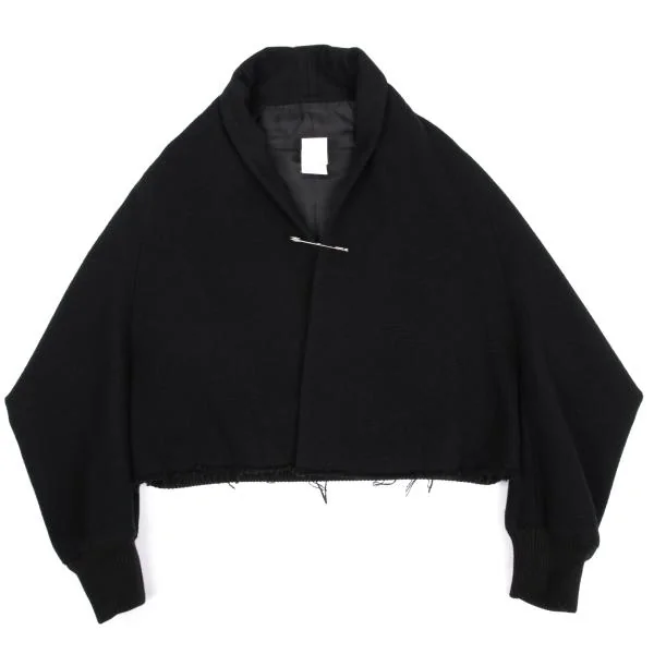 Y's Wool Blend Ribbed Cutting Bolero K-159935_002