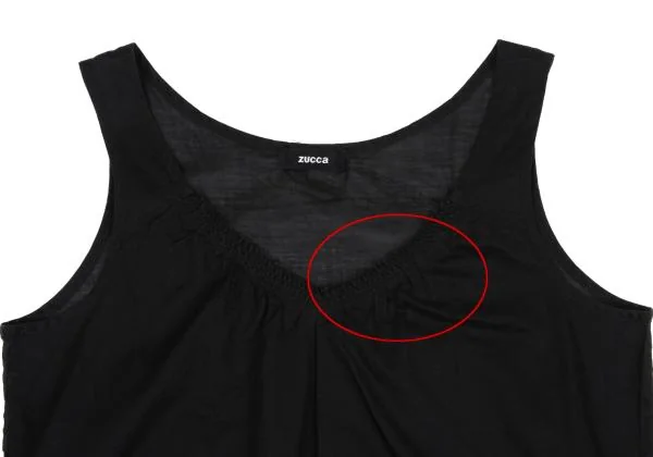 zucca Dyed Cotton Sleeveless Blouse K-159936_003