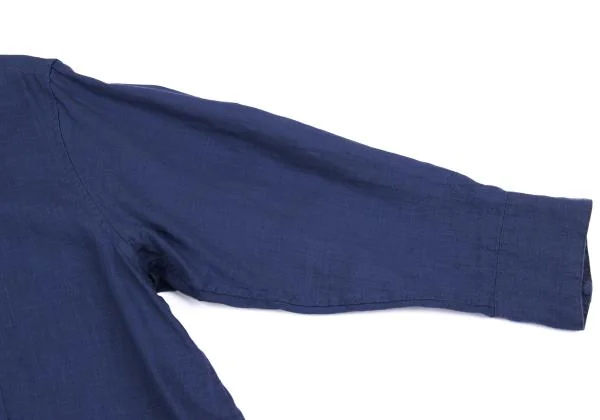 MARGARET HOWELL Linen Band Collar Shirt K-159939_007