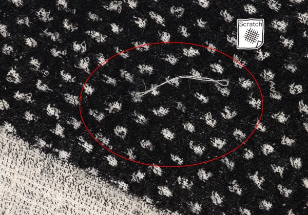  ISSEY MIYAKE Crazy Pattern High Neck Knit Sweater K-159941_010