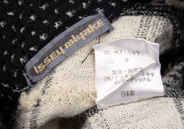  ISSEY MIYAKE Crazy Pattern High Neck Knit Sweater K-159941_018