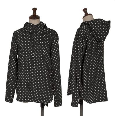 BLACK COMME des GARCONS Dot Hoodie Shirt