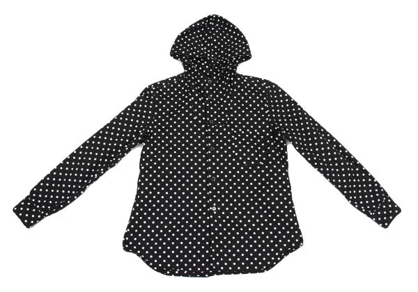 BLACK COMME des GARCONS Dot Hoodie Shirt K-159943_002