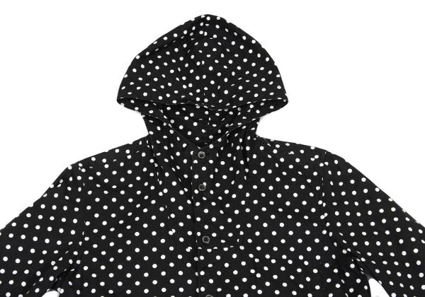 BLACK COMME des GARCONS Dot Hoodie Shirt K-159943_003