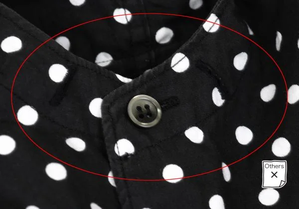 BLACK COMME des GARCONS Dot Hoodie Shirt K-159943_005