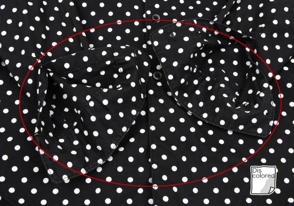 BLACK COMME des GARCONS Dot Hoodie Shirt K-159943_011