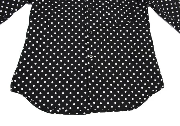 BLACK COMME des GARCONS Dot Hoodie Shirt K-159943_012
