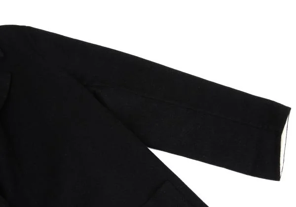 バレンシアガBALENCIAGA ウールリバー仕立てチェスターコート 濃紺34 K-159944_008