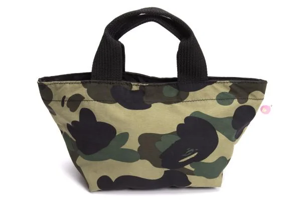 アベイシングエイプA BATHING APE BAPE カモ柄ジップポーチ カーキ黒他 K-159953_002