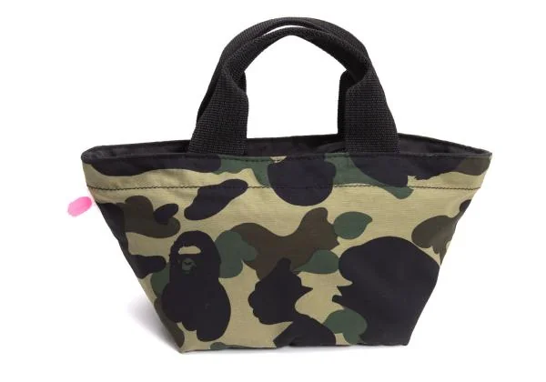 アベイシングエイプA BATHING APE BAPE カモ柄ジップポーチ カーキ黒他 K-159953_004
