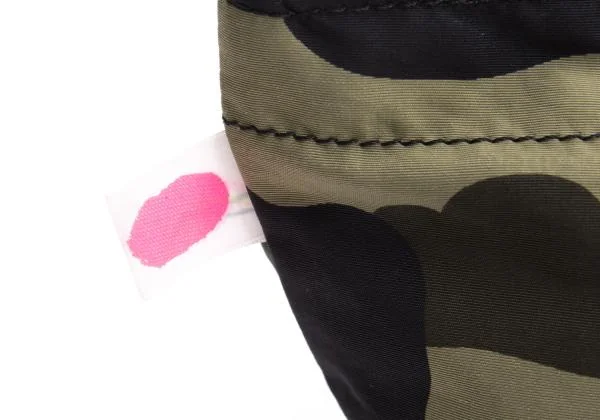 アベイシングエイプA BATHING APE BAPE カモ柄ジップポーチ カーキ黒他 K-159953_005