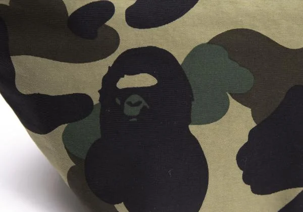 アベイシングエイプA BATHING APE BAPE カモ柄ジップポーチ カーキ黒他 K-159953_006