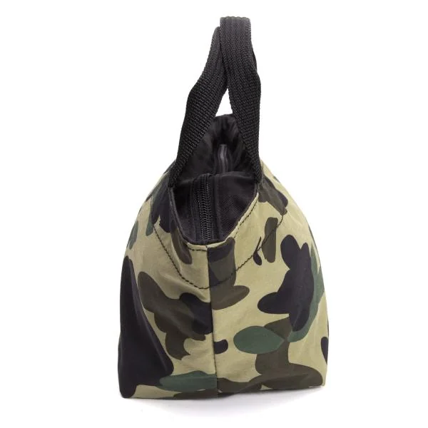 アベイシングエイプA BATHING APE BAPE カモ柄ジップポーチ カーキ黒他 K-159953_007